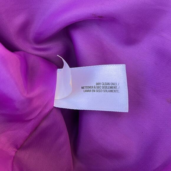 Old Navy Hooded Pea Coat Purple Small - Picture 2 of 8